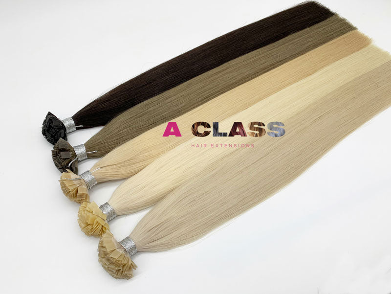 Flat tip Extensions/18"(45cm)/2-3 weeks produce - A CLASS HAIR EXTENSIONS