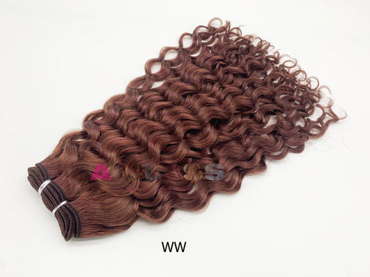 Wavy hair , Curly Hair / Genius Wefts/100g - A CLASS HAIR EXTENSIONS