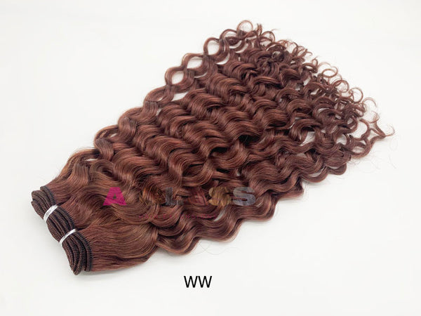 Machine Wefts/100g/Wavy hair , Curly Hair / 2-3 weeks produce