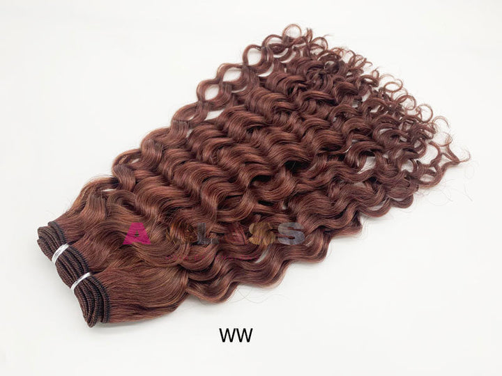 Wavy hair , Curly Hair / Invisible Tape /100g - A CLASS HAIR EXTENSIONS
